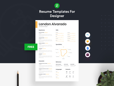 Free Resume Template For Designer
