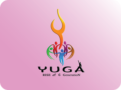YUGA Logo branding college program design graphic design graphic video illustration logo love to design vector