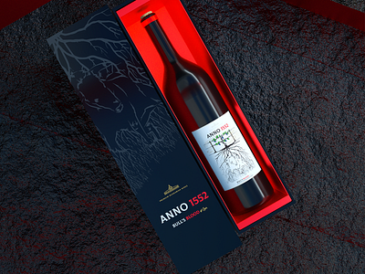 Anno 1552 blood branding budapest bulls hungary illustration labeldesign packagedesign red wine wine label