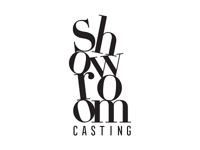 Showroom Casting logo branding budapest casting hungary logo minimal simple vector