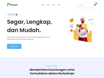 Groceries E-Commerce Web Design