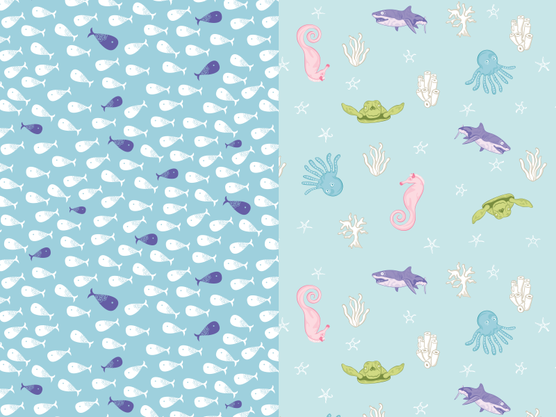 Pattern sea life