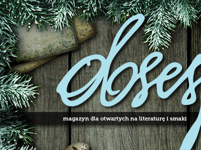 Obsesje (obsessions) - magazine cover cover design magazine print snow winter wood