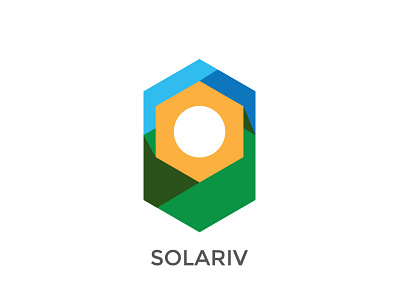 Solariv hexagons logo