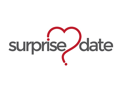 Surprise Date logo typograpy