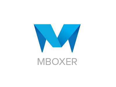 MBoxer Logo Concept geometric logo