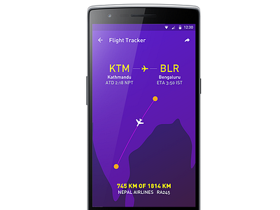 Flight Tracker airline android flight material materialdesign mobile