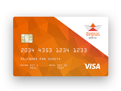 Begnas Bank Ltd. Credit Card bank card credit card design logo