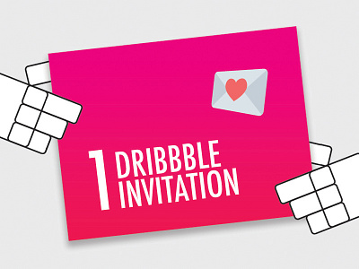 [ENDED] One Dribbble Invitation Giveaway draft dribbble invitation invite