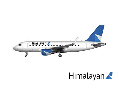 Himalayan A319 a319 airbus airlines airplane livery