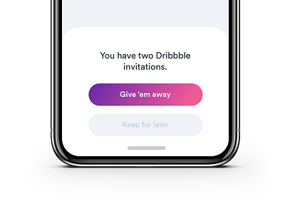 Two dribbble invites drafts dribbbleinvites invitation invites prospects typography