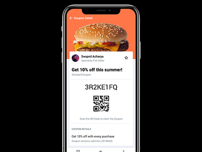 Have some cheeseburger burger cheese coupons deals ios ios app ios12 iphone app mobile mobile app notch qr code scan
