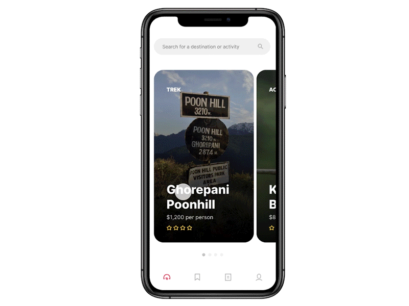 Nepal Tourism App culture invision studio ios iphone app nepal studio tourism travel