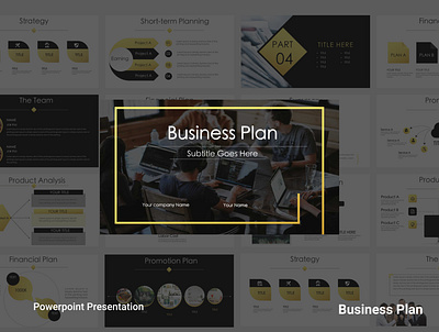 Business Plan Presentation Template businessplan marketing presentation design presentation template