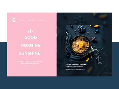 Daily UI challenge #003 — Landing page app daily 100 daily challange design landing page landing page concept morning pancake ui ux ui design web website