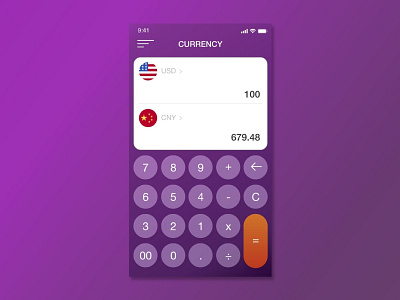 Daily UI challenge #004 — Calculator