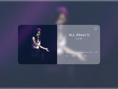 Daily UI challenge #009 — Music Player