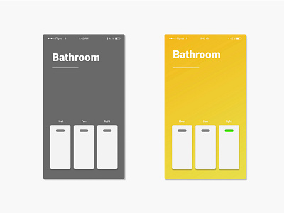 Daily UI challenge #015 —On/Off Switch 15 app daily 100 daily challange dailyui design design app onoff switch ui