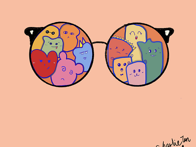 Monsters in my eyeglasses