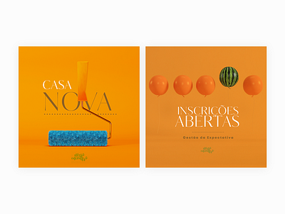 Nosso Encontro │ Instagram template art design art director brasil brazil instagram instagram post minimal orange post project rio de janeiro template templates web