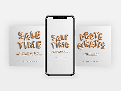 Sale time campaing LETIH art design art director brasil brazil fashion fashion brand instagram banner instagram feed layout marketing rio de janeiro stories