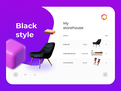 E-commerce Furniture Website app design ui ux