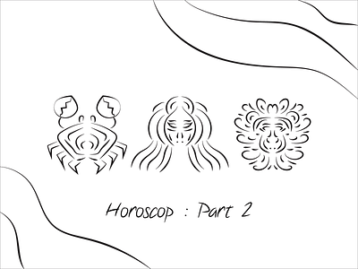 Horoscope Icon : Part 2 illustrator