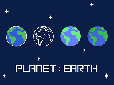 Planet Icon : Earth