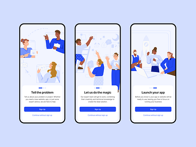 Onboarding Page Exploration app branding da dailyui design flat graphic design illustration minimal mobile ui ui design uiux ux ux design web website