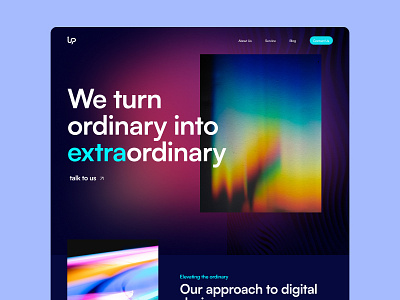 Colorful Landing Page Exploration app branding colorful dailyui design hero hero section landing landing page landing page design landing page user experience landing page user interface minimalist mobile view ui uiux user experience ux