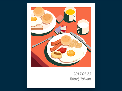 Yummy holidays in Taipei design food graphic illustration vector