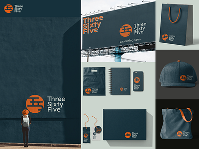 ThreeSixtyFive - Branding advertising banner branding design logo typo typography vector