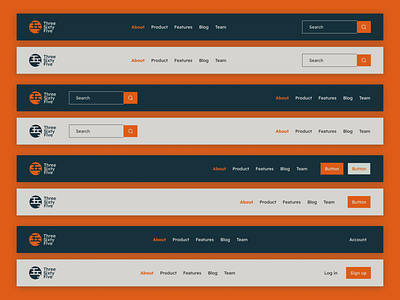 ThreeSixtyFive - Header ui website webui