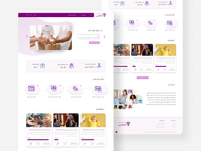 Fundraising Website dribbble figma fundraising ui ux webdesign website