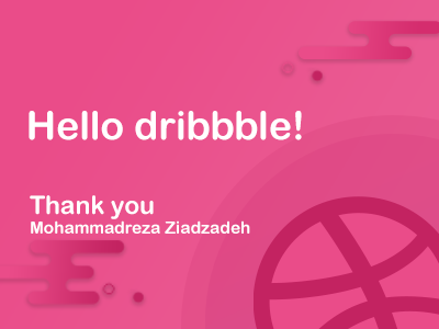 Hello Dribbble! community debut dribbble first shot hello illustrator photoshop welcome