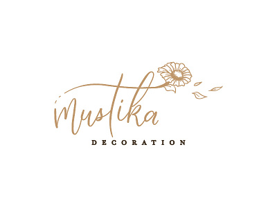 Another version of logo calligraphy decoration logo typography wedding