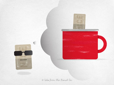 MR NICE biscuits british copywriting design illustration