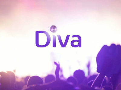 Diva Logo dance diva fun logo music