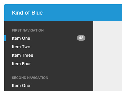 Kind of Blue application container desktop