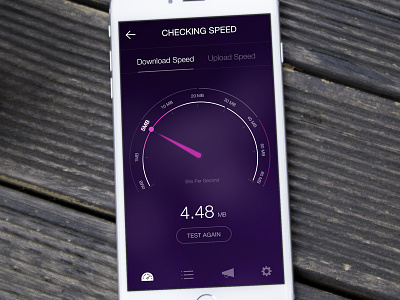 Speedometer colorfull design ios iphone app speedometer ui ux