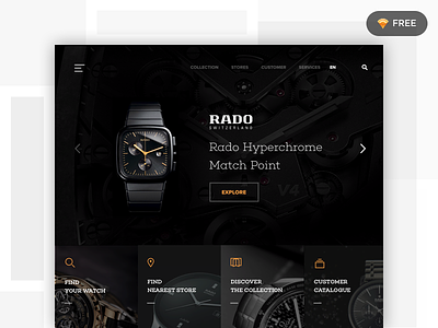 Landing Page 002 100 daily landing page sketch ui ux watch website