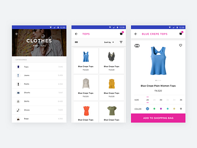 Product Details Journey android buy find fashion flat design flow journey material mobile nexus product details