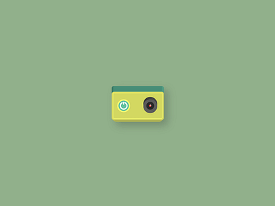 Tech Icons - Action Camera action camera design icon modern set tech vector