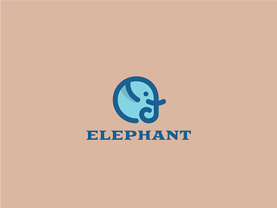 Animals - Elephant animal design elephant flat graphic illustration logo logotype mammal vector