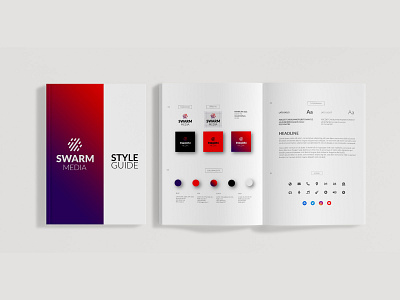 Swarm Media Style Guide brand business corporate guidelines identity industry media music styleguide