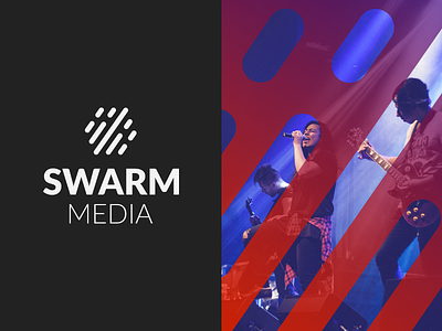 Swarm Media Slide Intro brand corporate design graphic identity industry music powerpoint slide