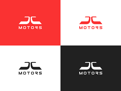 DC Motors Logo Design cars company design flat graphic illustration logo motors racing rc sports tech vector