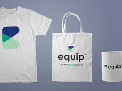 Equip Product Designs brand identity branding design flat logo product designs t shirt vector