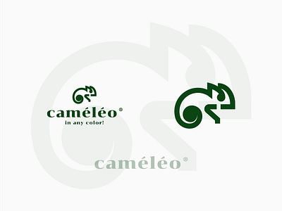 Caméléo Clothing Logo Design animal apparel branding chameleon clothing color design flat graphic illustration logo nature trees vector