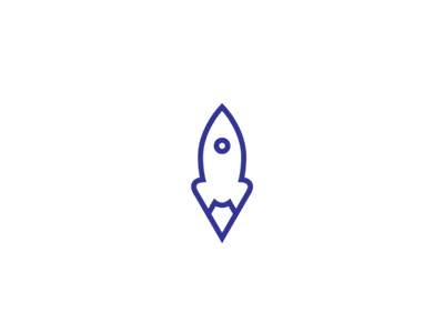 Rocket Logo animation animation cloud computing design flying logo rocket services speed transfer web